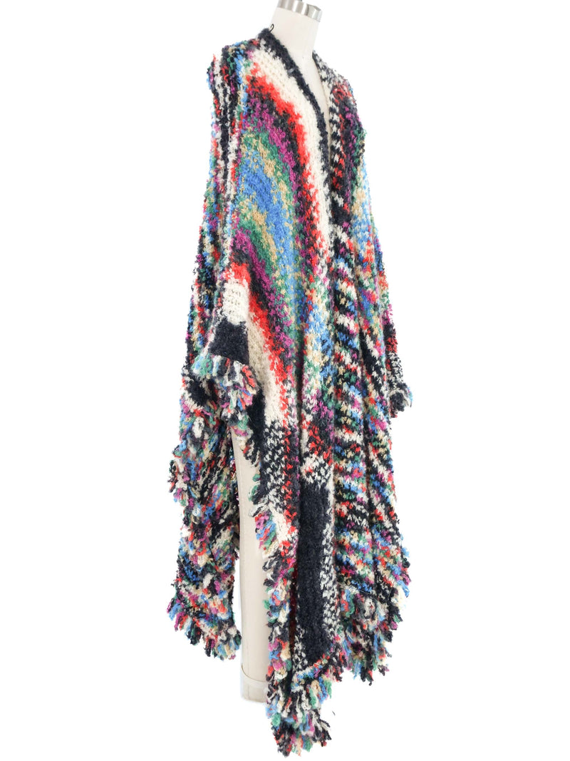 Missoni Multicolor Boucle Space Knit Shawl Jacket arcadeshops.com