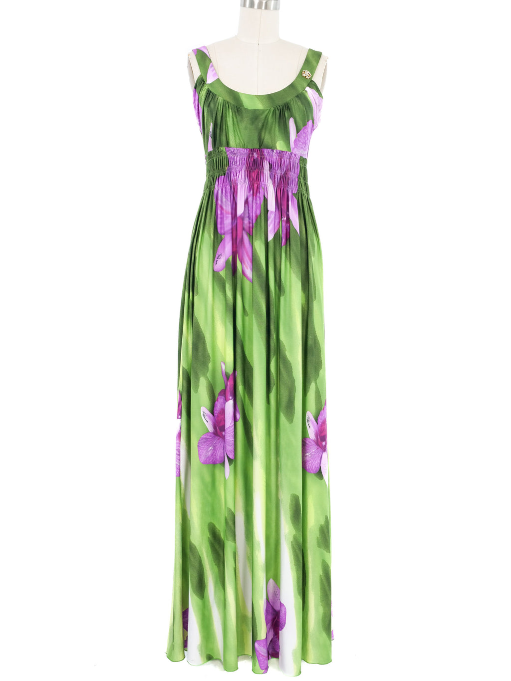 Roberto Cavalli Floral Print Sun Dress