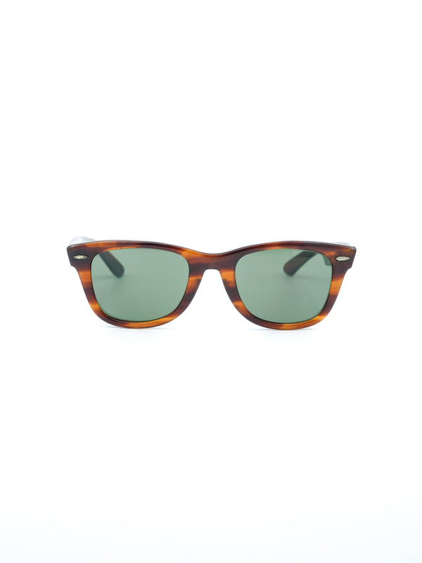 1980s Ray Ban Wayfarer Brown Sunglasses Accessory arcadeshops.com