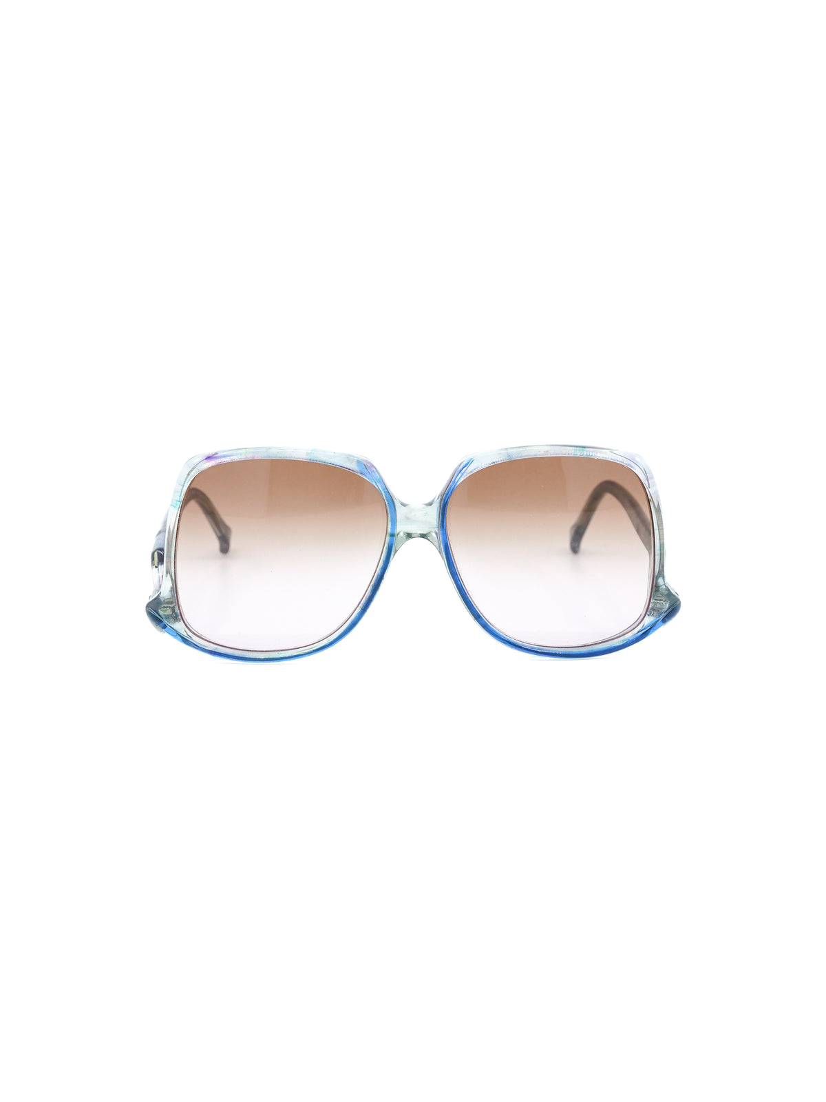 1970s Diane Von Furstenberg Drop Temple Sunglasses