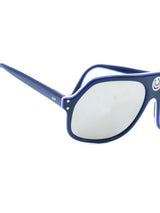 Tri Colored French Mirrored Aviator Sunglasses Accessory arcadeshops.com