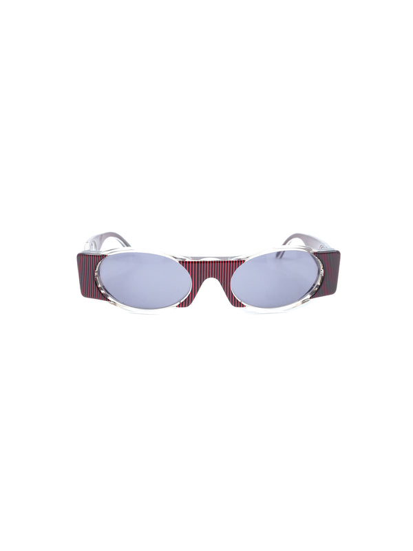 IDC Striped Wrap Sunglasses Accessory arcadeshops.com
