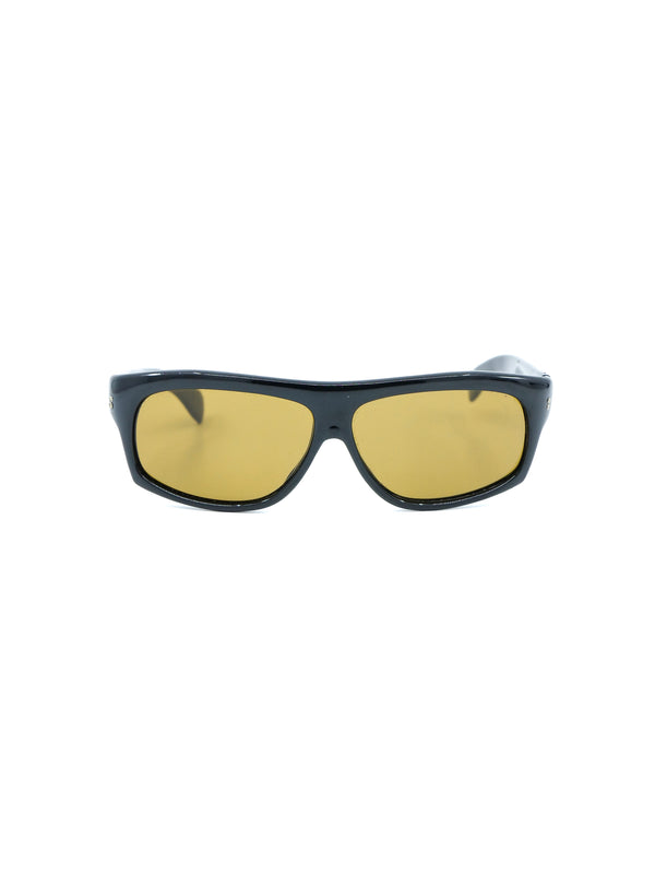 Black Rectangular Frame Sunglasses Accessory arcadeshops.com