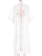 Bill Gibb Eyelet Wrap Skirt Ensemble Suit arcadeshops.com