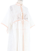 Bill Gibb Eyelet Wrap Skirt Ensemble Suit arcadeshops.com