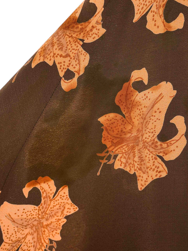 1970s Biba Tiger Lily Printed Shirt Dress Dress arcadeshops.com