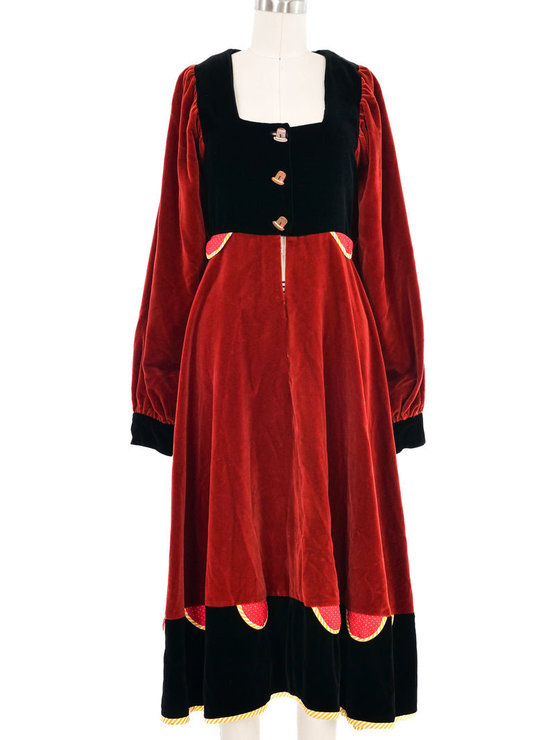 Miss Mouse Rabbit Applique Dress Dress arcadeshops.com