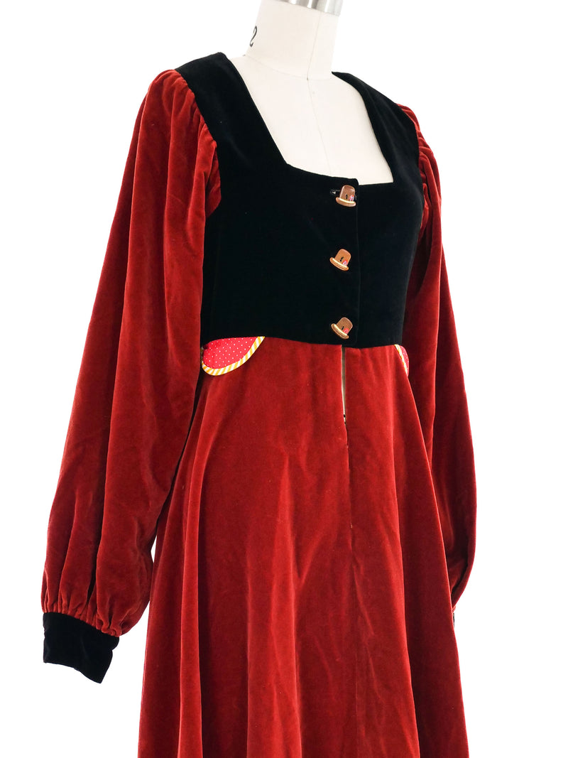 Miss Mouse Rabbit Applique Dress Dress arcadeshops.com