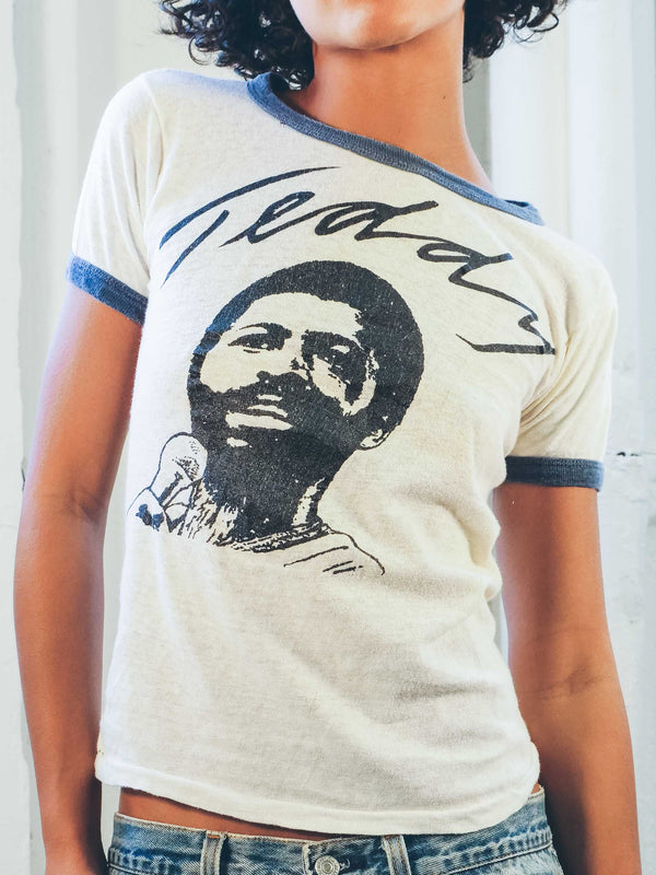 Teddy Pendergrass Ringer Tee T-shirt arcadeshops.com