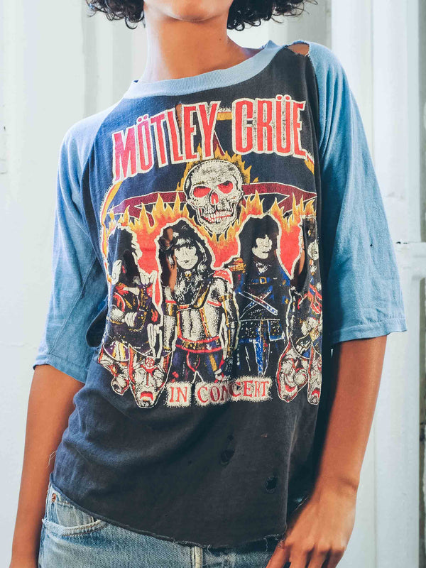 1980s Motley Crue Shout at the Devil Tee T-shirt arcadeshops.com