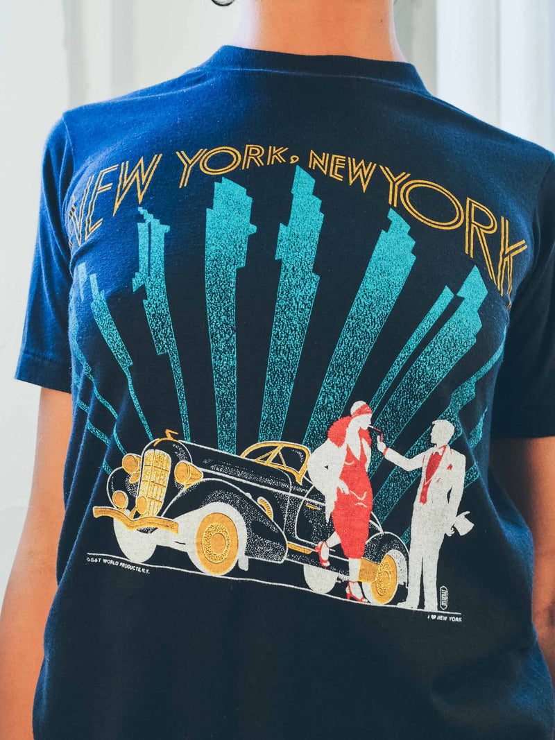 1980s Deco New York City Tee T-shirt arcadeshops.com