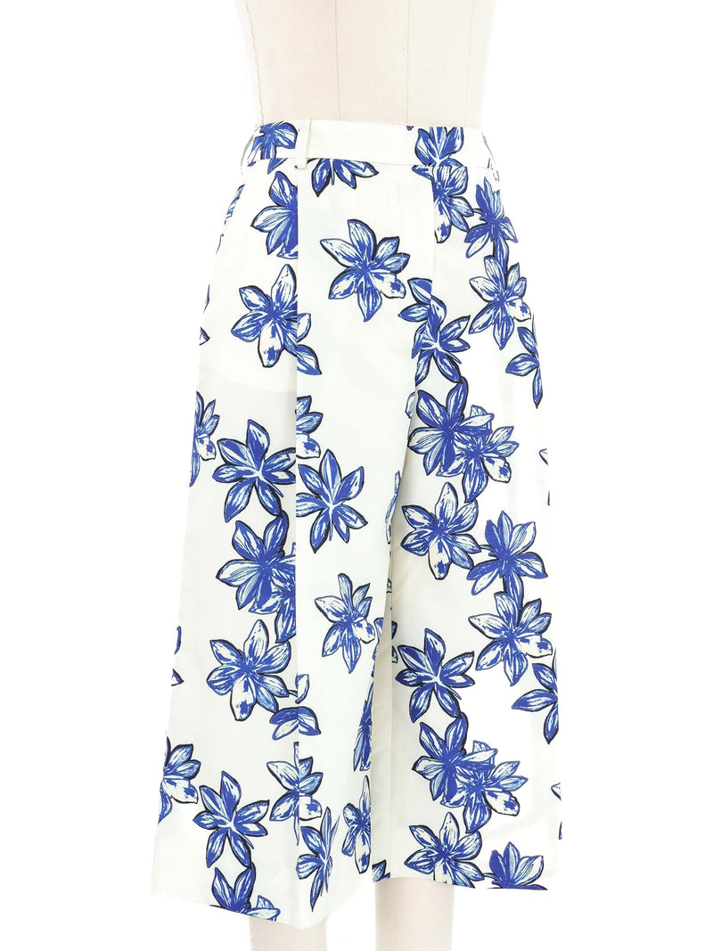 Nina Ricci Floral Culottes Bottom arcadeshops.com