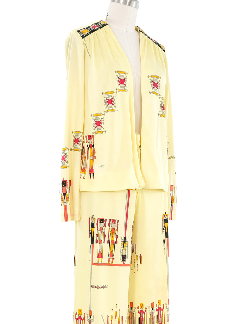 Paganne Printed Jersey Ensemble Suit arcadeshops.com