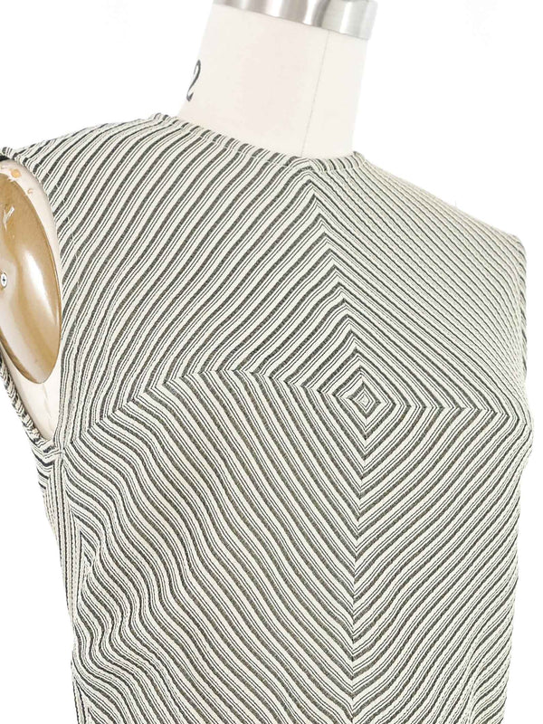 1997 Yeohlee Geometric Stripe Top Top arcadeshops.com