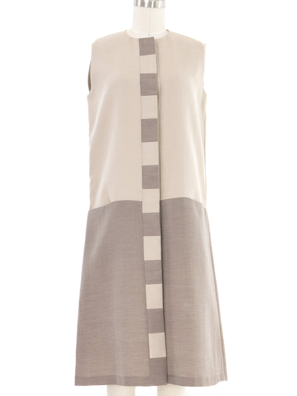 2004 Yeohlee Two Tone Shift Dress Dress arcadeshops.com