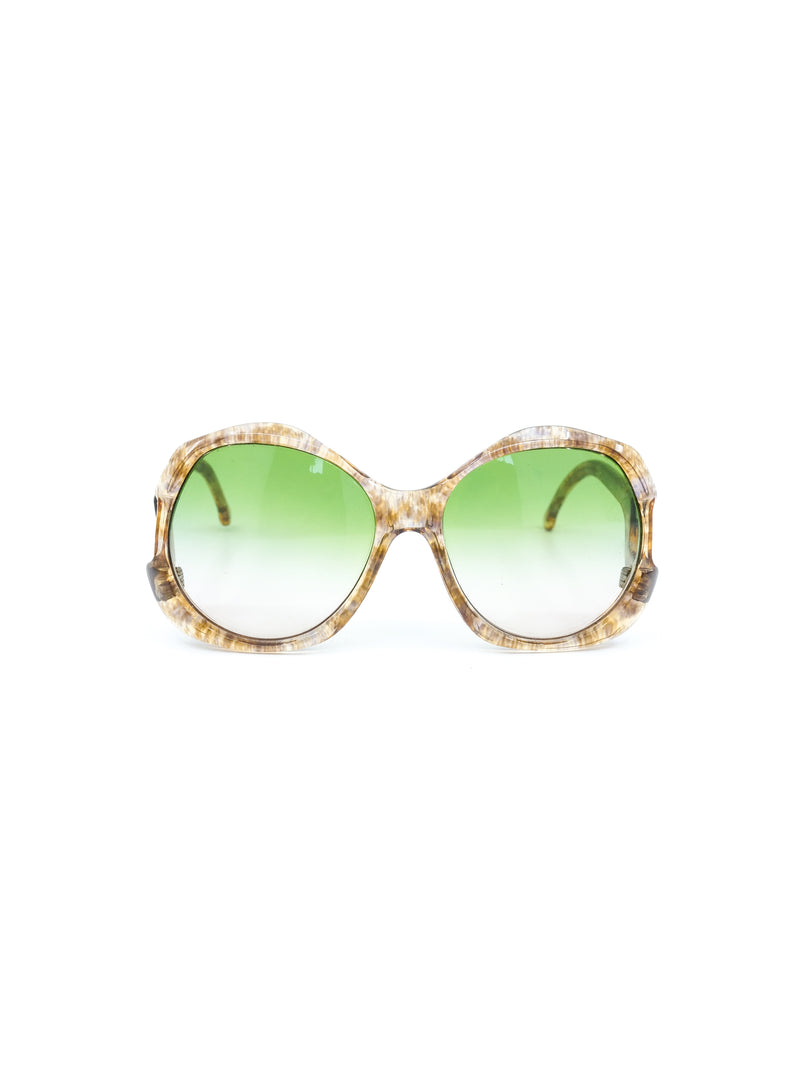 1970s Diane Von Furstenberg Tortoiseshell Sunglasses Accessory arcadeshops.com