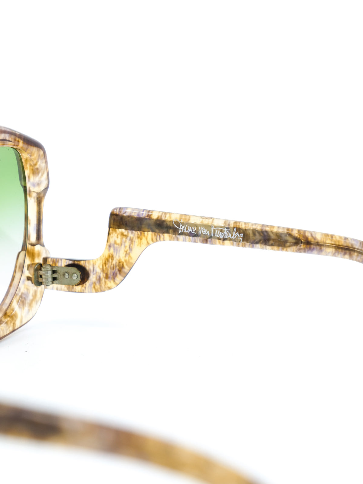 Diane von Furstenberg Sparta Vintage Sunglasses 1970s Oversized Tortoise Shell Vintage Diane von Furstenberg Sparta Sunglasses Tortoise  main image 3