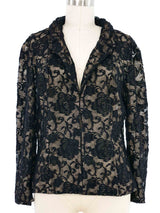 1990s Dolce & Gabbana Lace Jacket Jacket arcadeshops.com