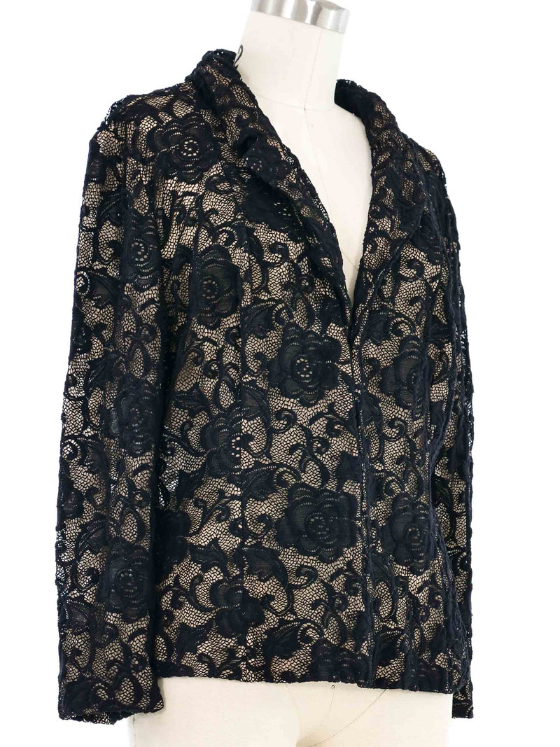1990s Dolce & Gabbana Lace Jacket Jacket arcadeshops.com