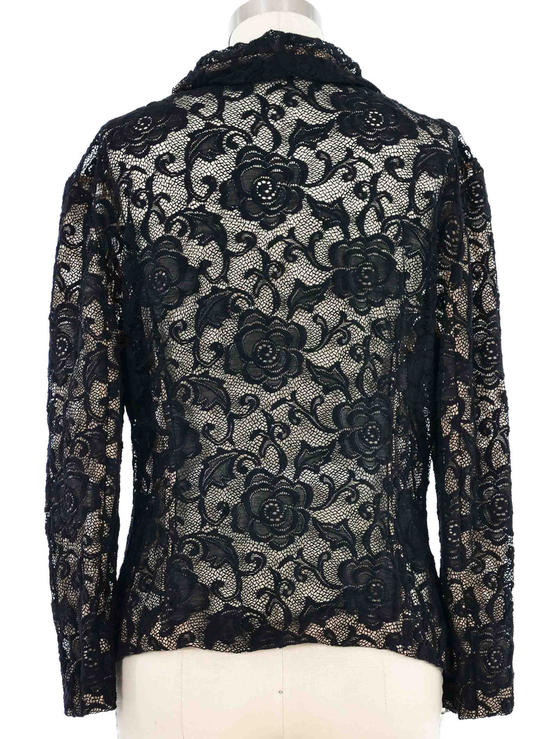 1990s Dolce & Gabbana Lace Jacket Jacket arcadeshops.com