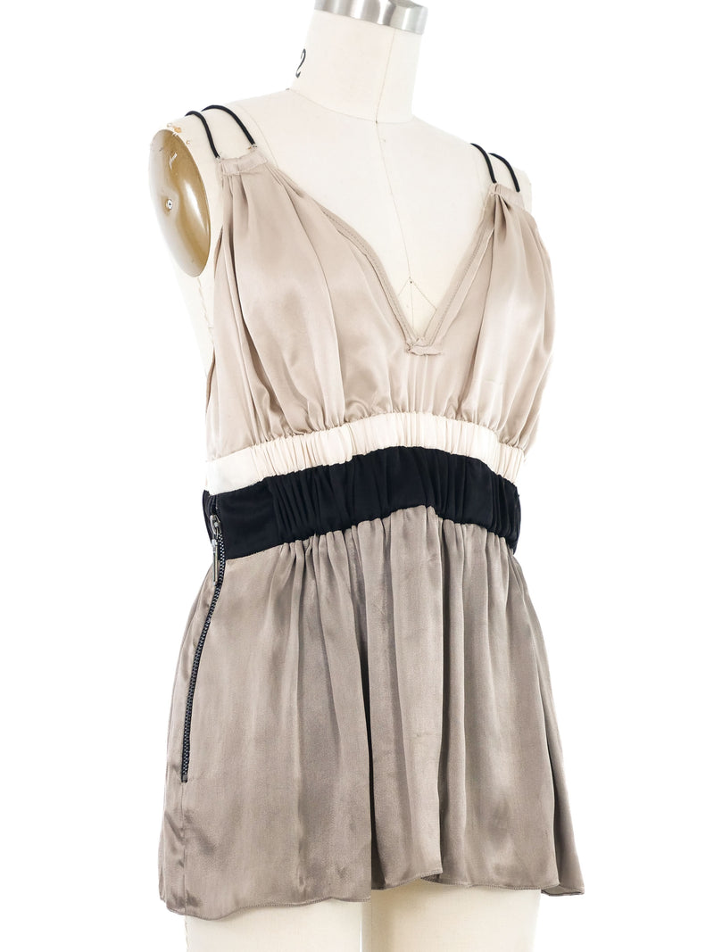 Lanvin Silk Babydoll Cami Top Top arcadeshops.com