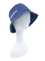 2022 Miu Miu Denim Bucket Hat Accessory arcadeshops.com