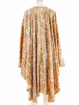 Holly's Harp Velvet Leopard Print Cape Outerwear arcadeshops.com