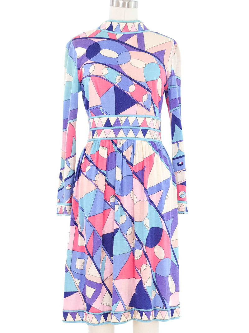 1960's Pucci Printed Jersey Dress Dress arcadeshops.com