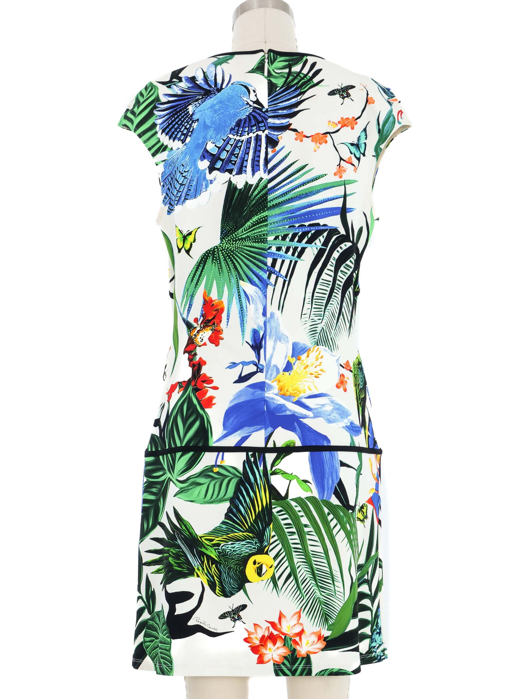 roberto catvalli ドレス Roberto Cavalli Rainforest Print Dress