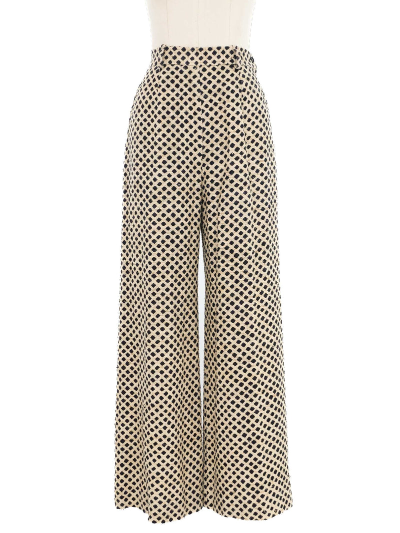 Yves Saint Laurent Printed Mudcloth Pant Suit Suit arcadeshops.com