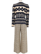 Yves Saint Laurent Printed Mudcloth Pant Suit Suit arcadeshops.com