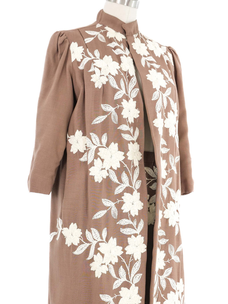 Anita Modes Embroidered Duster Ensemble Suit arcadeshops.com