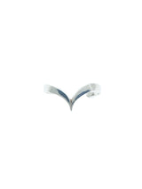 Chevron Point Silver Cuff Accessory arcadeshops.com