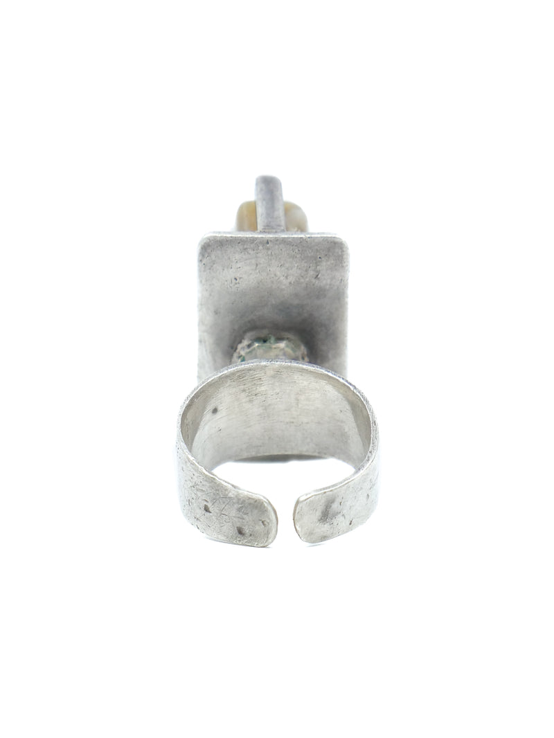 Sterling Agate Statement Ring Accessory arcadeshops.com