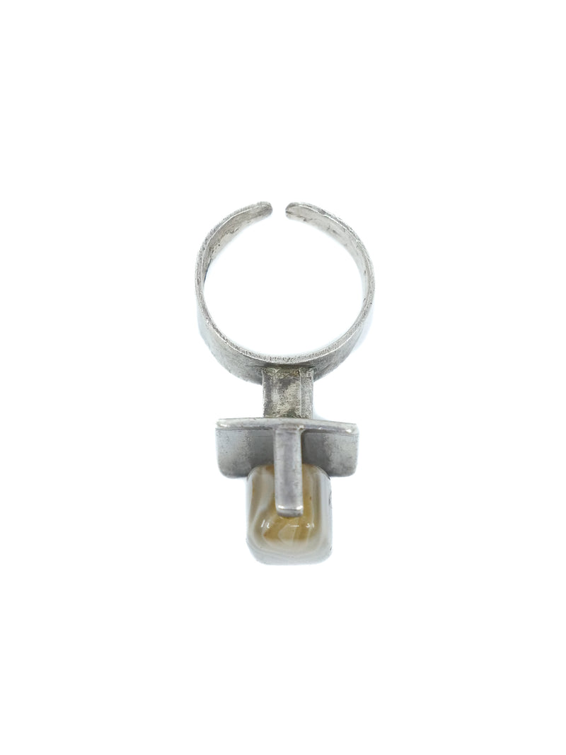 Sterling Agate Statement Ring Accessory arcadeshops.com