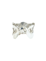 Textured Sterling Link Style Cuff Accessory arcadeshops.com