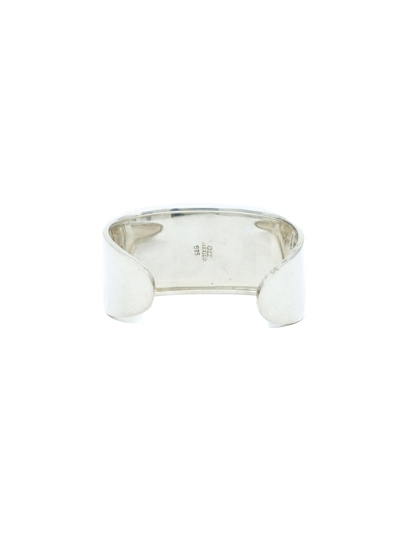 Carnelian Cabochon Sterling Cuff Accessory arcadeshops.com