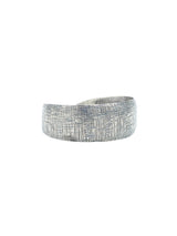 Crosshatched Sterling Cuff Accessory arcadeshops.com