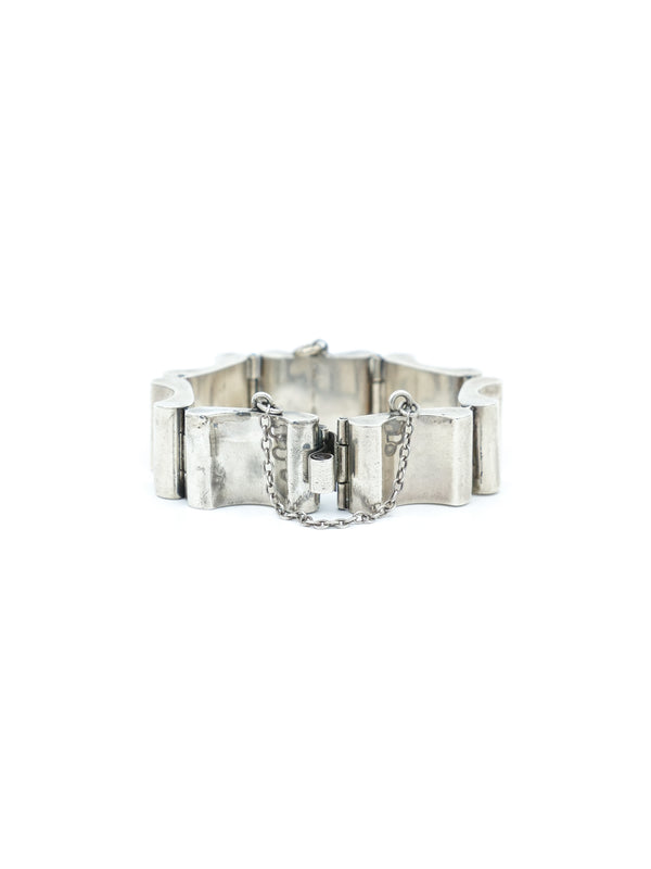 Los Castillo Modernist Sterling Link Bracelet Accessory arcadeshops.com