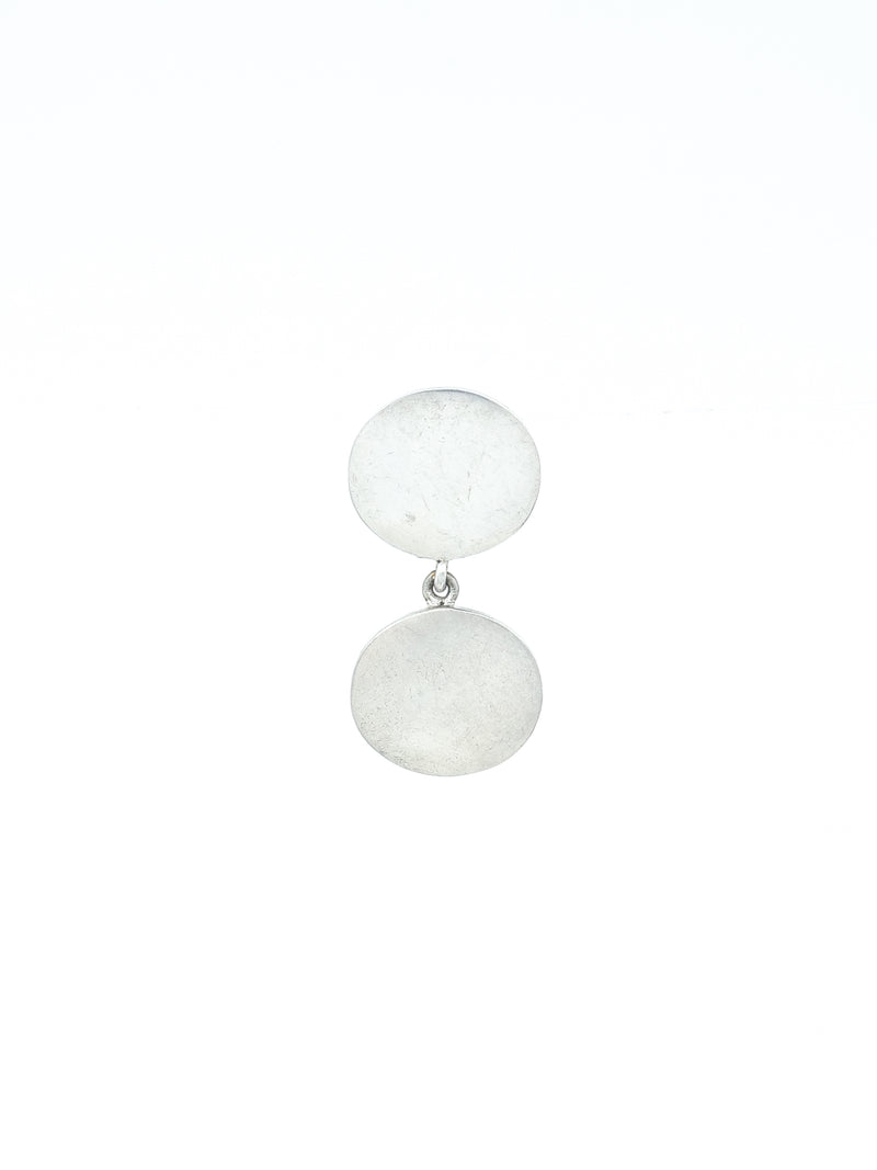 Sterling Disc Drop Earrings Accessory arcadeshops.com
