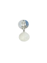 Sterling Disc Drop Earrings Accessory arcadeshops.com
