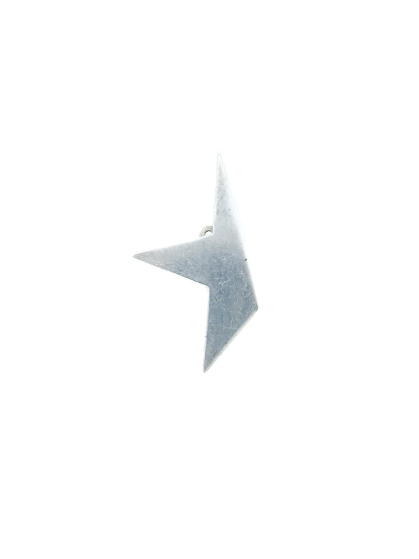 Sterling Flat Star Earrings Accessory arcadeshops.com