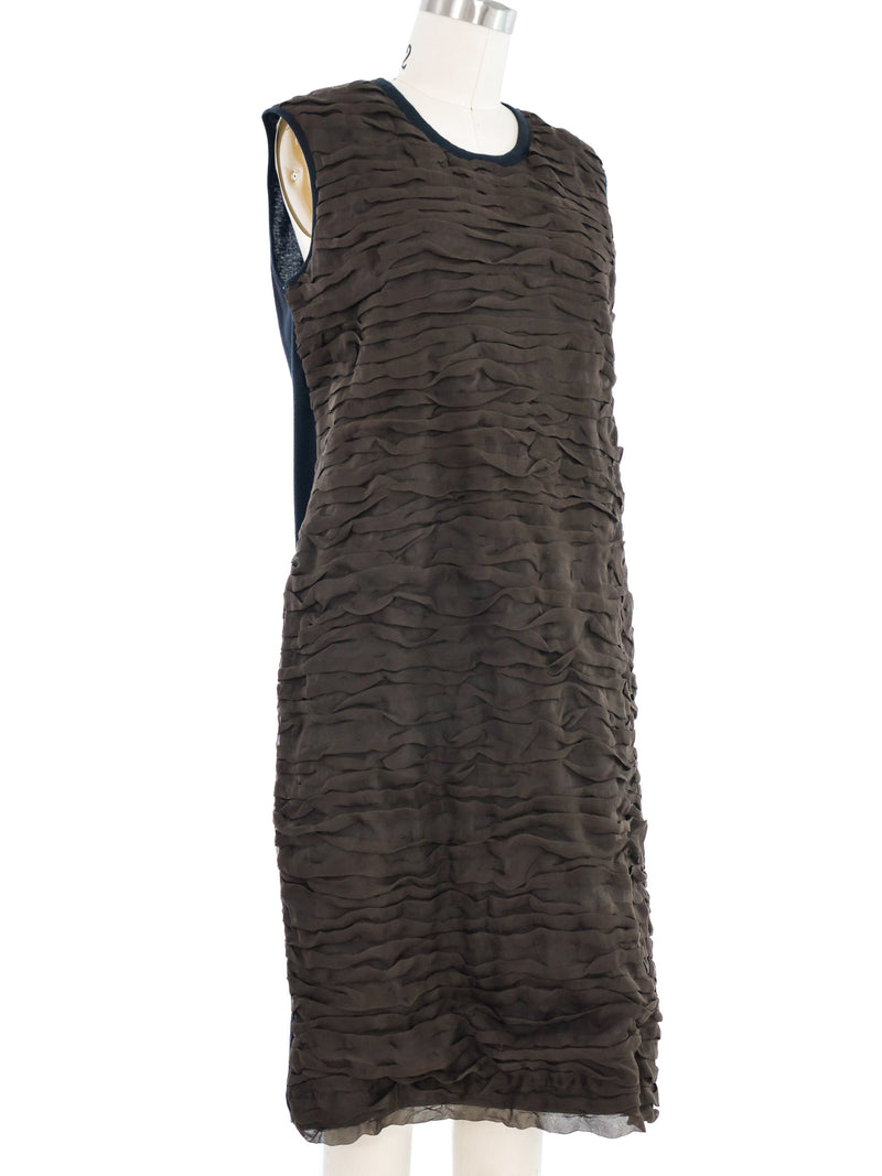 Chloe Ruched Silk Sleeveless Dress Dress arcadeshops.com