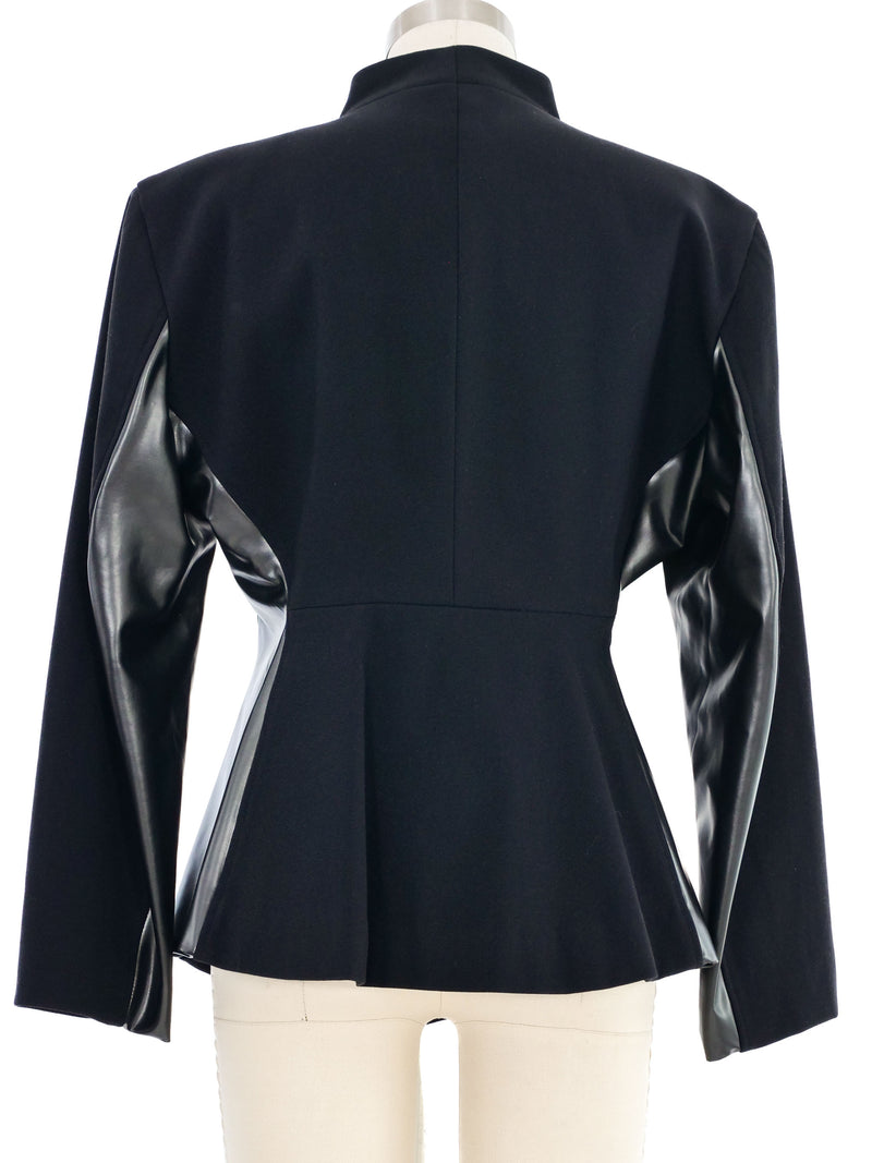 Issey Miyake Vinyl Panel Blazer Jacket arcadeshops.com