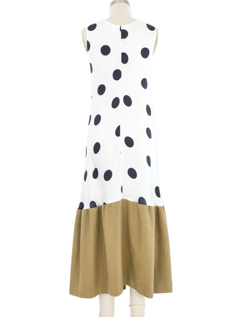 2018 Maison Martin Margiela Polka Dot Sleeveless Dress Dress arcadeshops.com