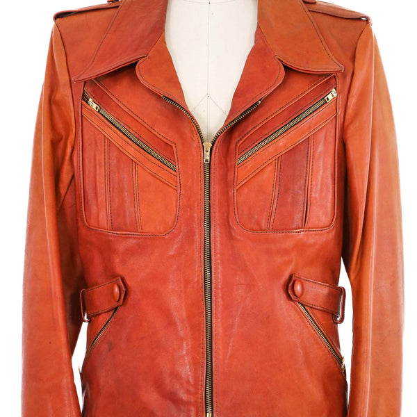 R.Marc Buchanan 70sレザージャケット/ガンダルフ 70's USA Vintage leather jacket Gandalf Richard Mark Buchanan