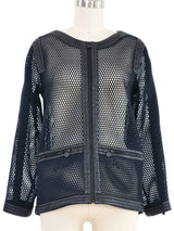 2014 Chanel Mesh Zip Jacket Jacket arcadeshops.com
