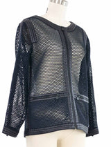 2014 Chanel Mesh Zip Jacket Jacket arcadeshops.com