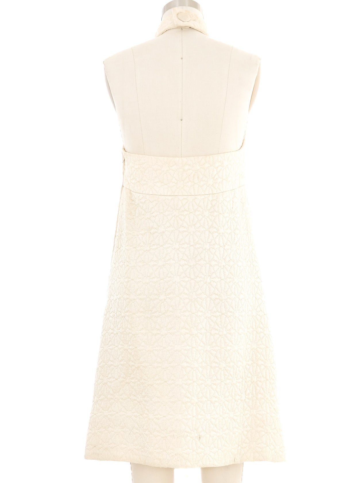 1960s Christian Dior Quilted Mini Dress