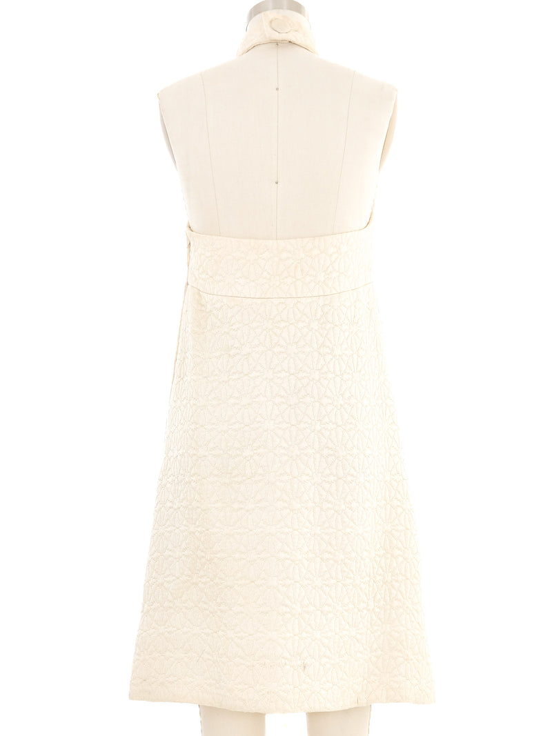 1960s Christian Dior Quilted Mini Dress Dress arcadeshops.com